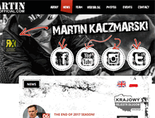 Tablet Screenshot of martinofficial.com